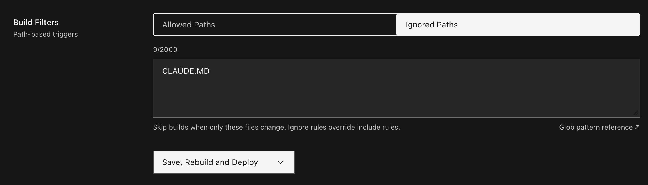 Build Filters